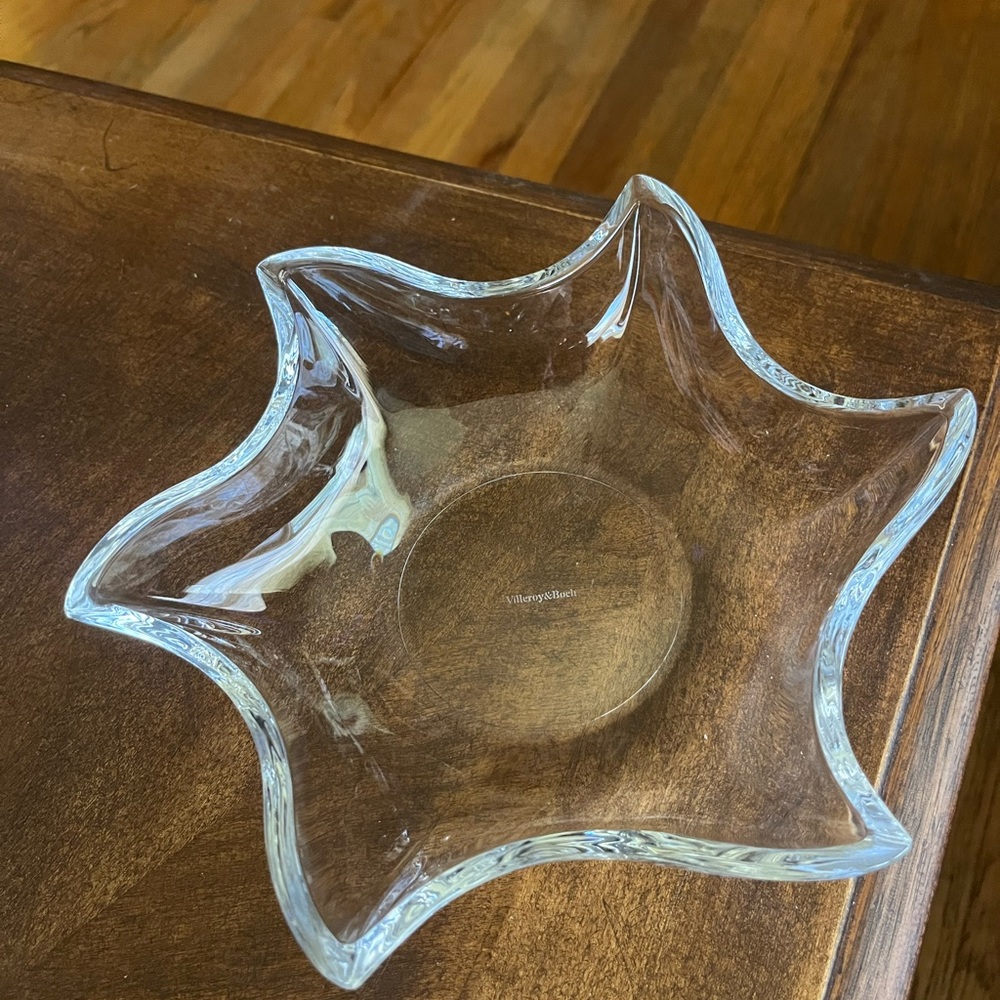 Villeroy & Boch wintertime stars plate and bowl